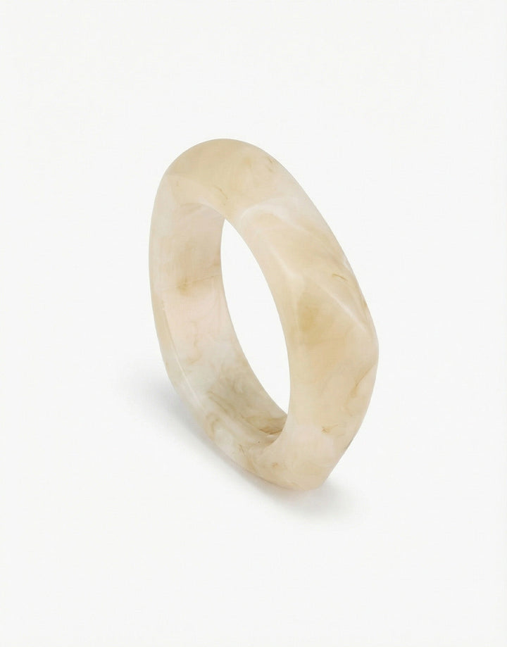 Beige Grote Bangle - Armband