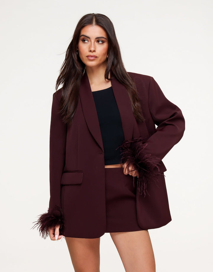 Aubergine Classic Lage Heup - Skort