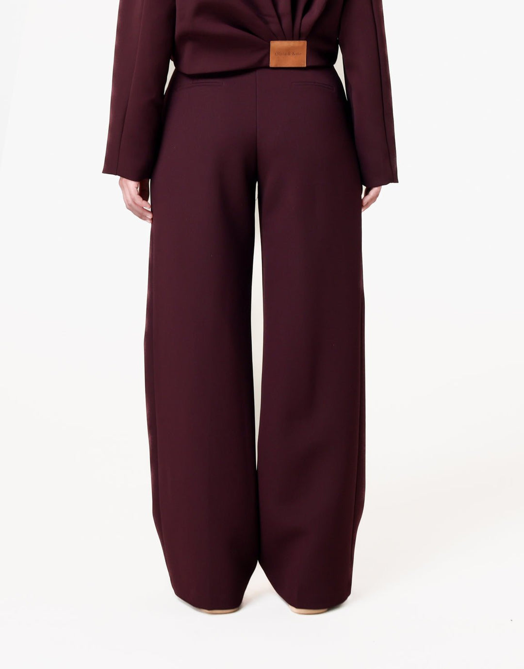 Aubergine Premium Detail Blazer - Set