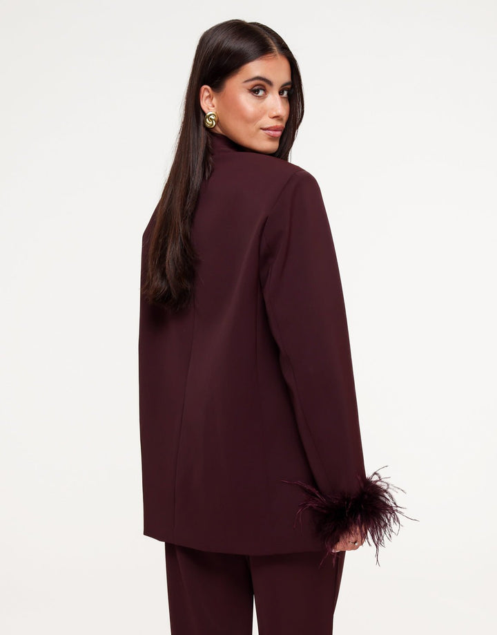Aubergine Veren - Blazer