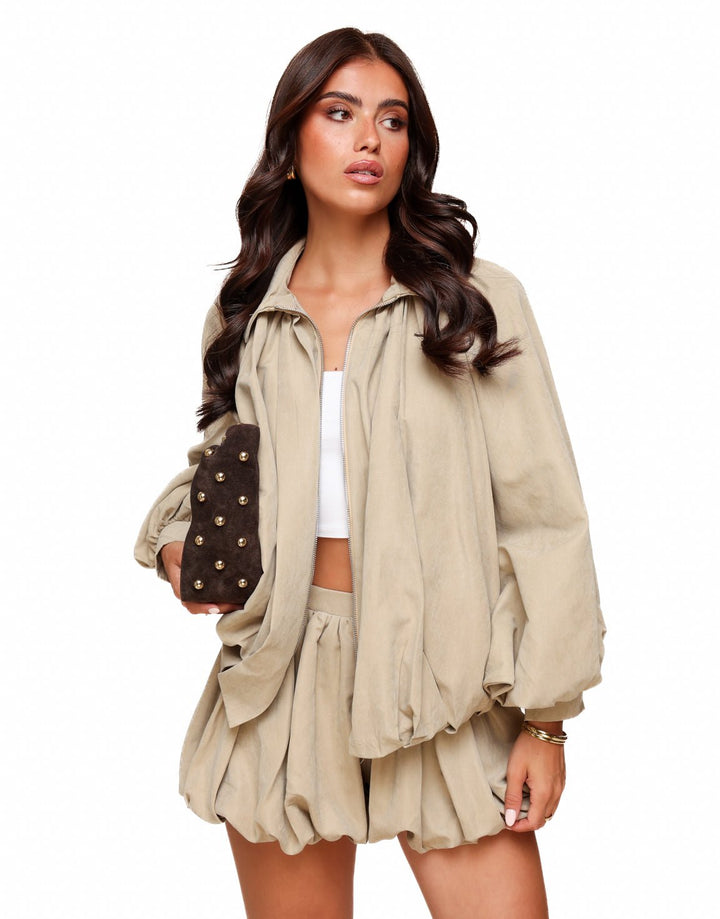 Beige Ballon - Jas