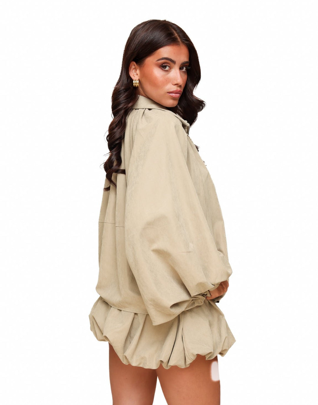 Beige Ballon - Jas