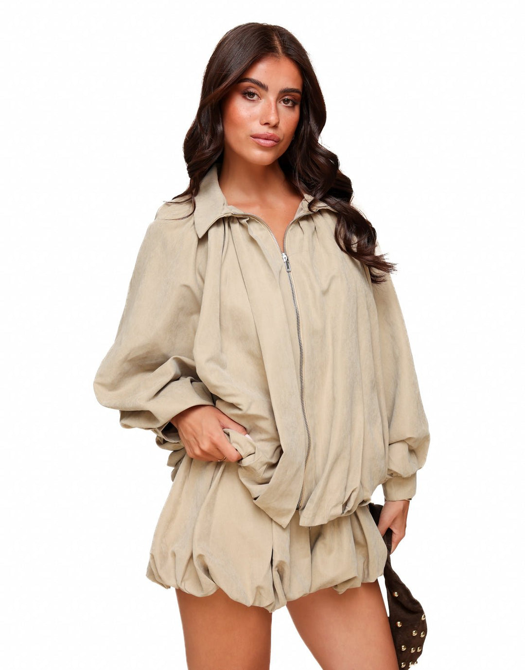 Beige Ballon - Jas