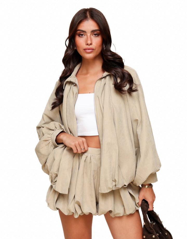 Beige Ballon - Jas