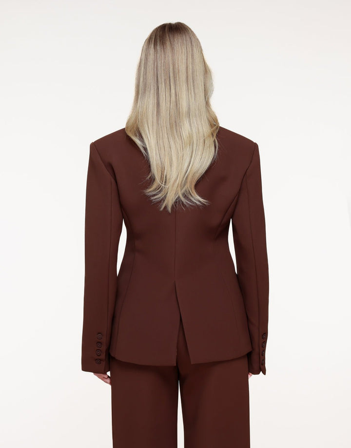 Bruine Premium Detail Blazer - Set