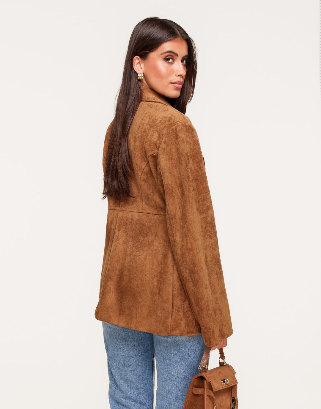 Camel Suede - Blazer