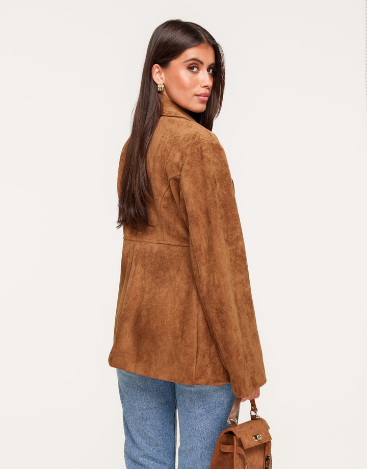 Camel Suede - Blazer