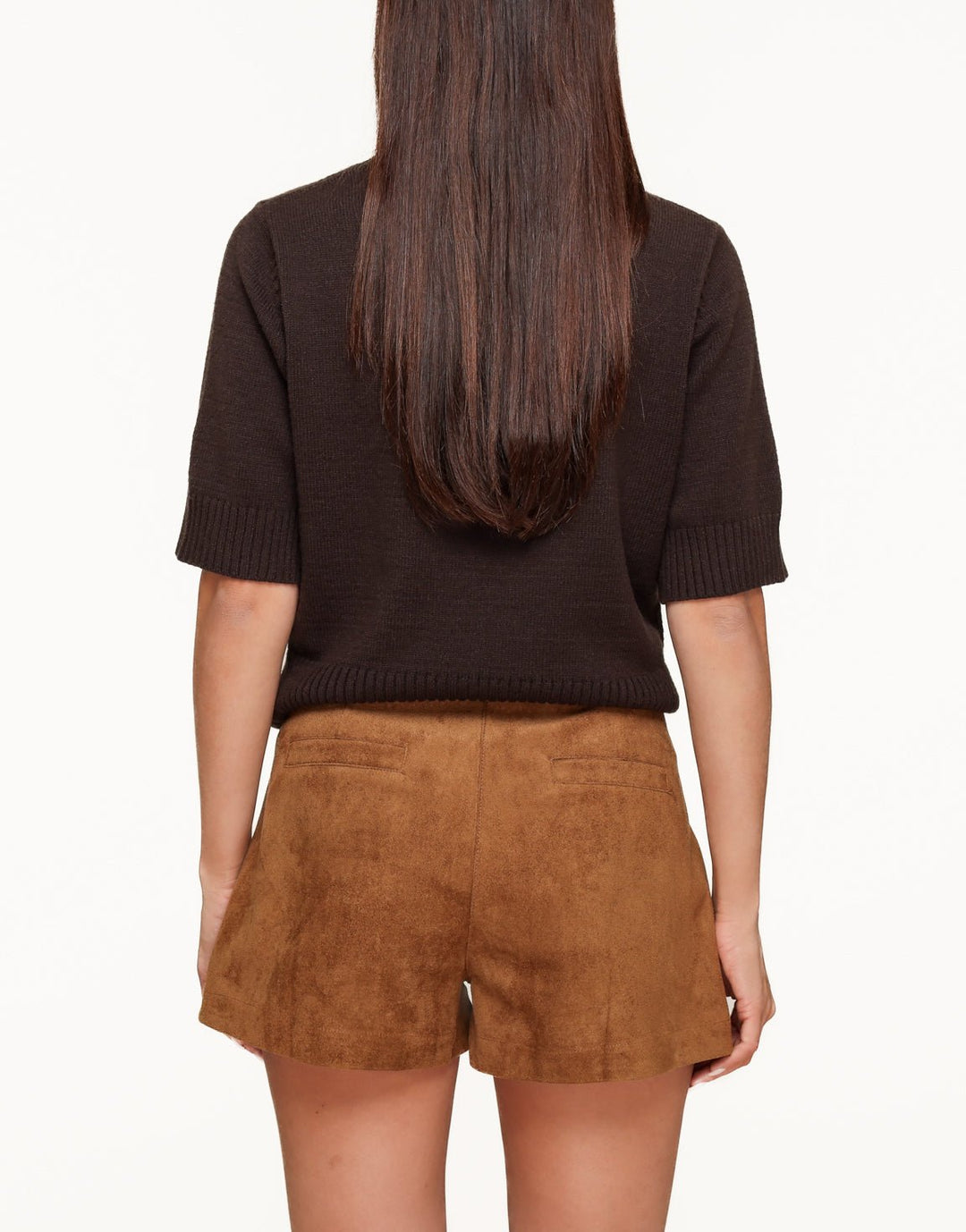 Camel Suede Short - Set
