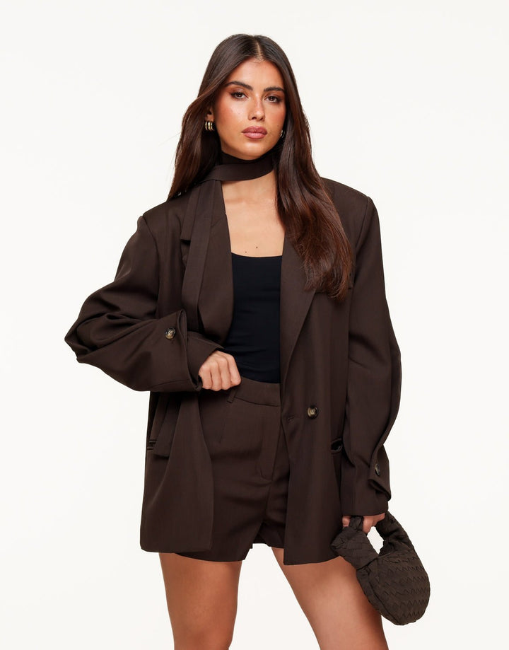 Donkerbruine Classic Oversized - Blazer