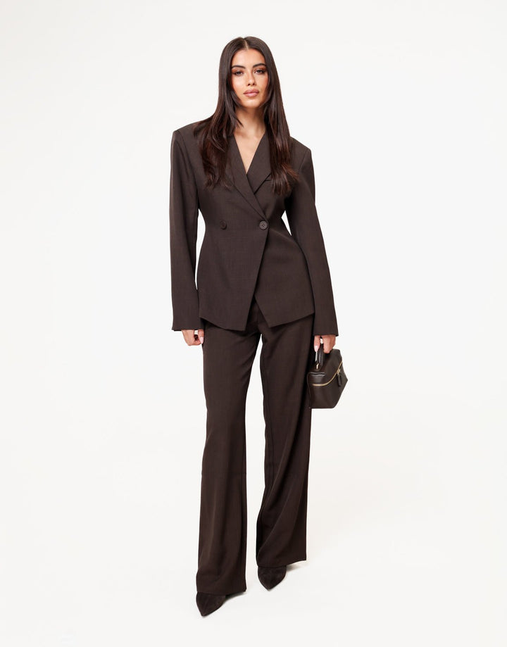 Donkerbruine Luxe Getailleerde - Set