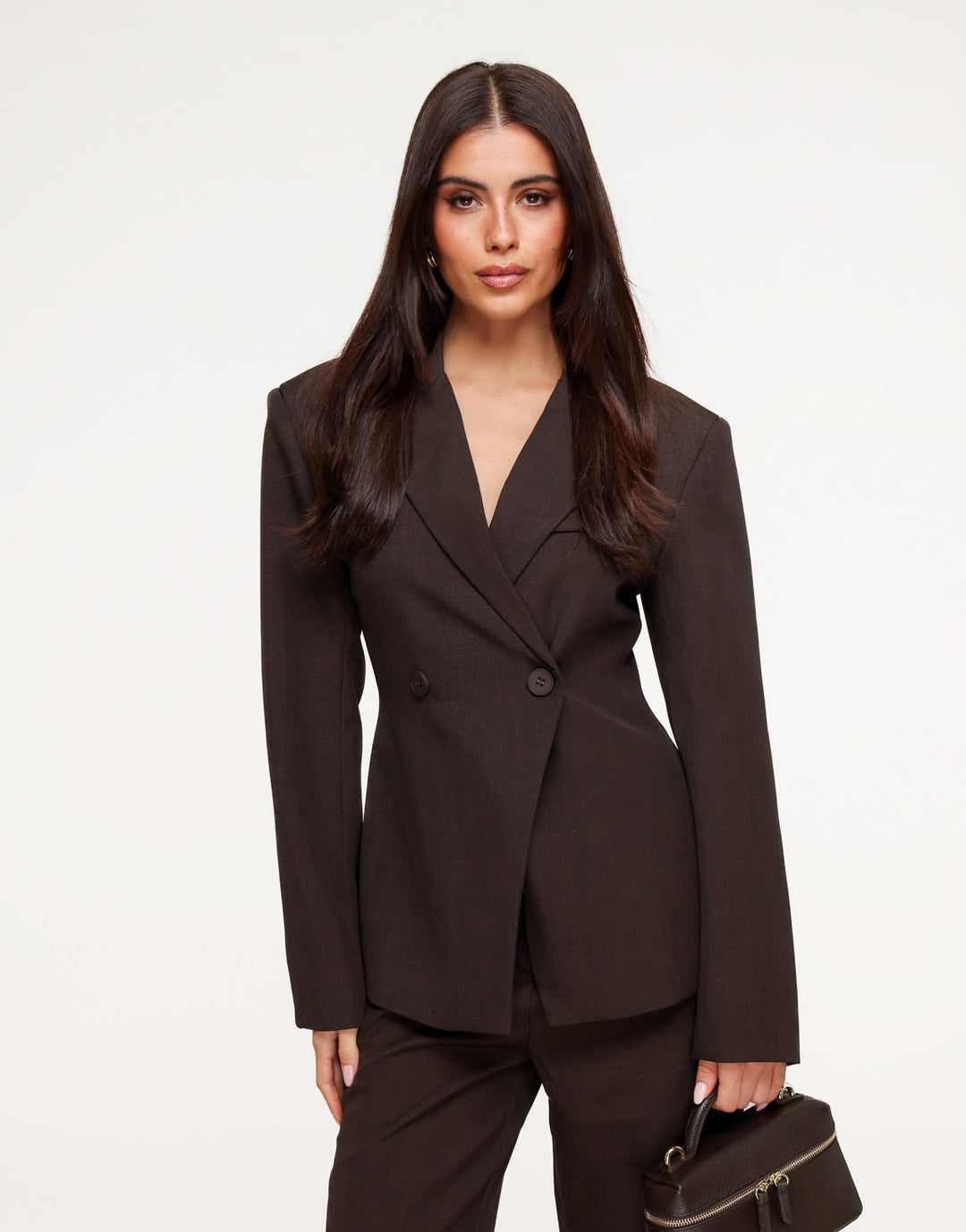 Donkerbruine Luxe Getailleerde - Set