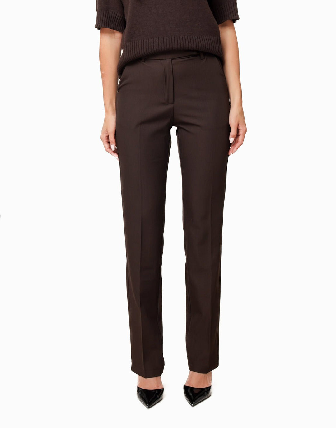 Donkerbruine Lange Classic Oversized - Set