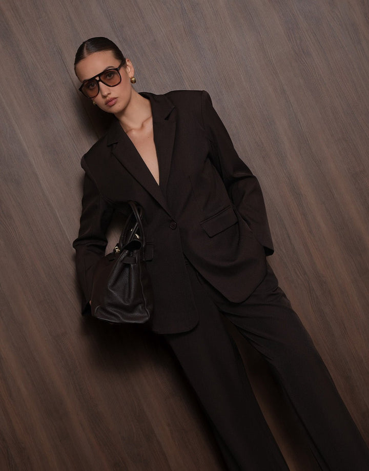 Donkerbruine Stevige Classic - Blazer