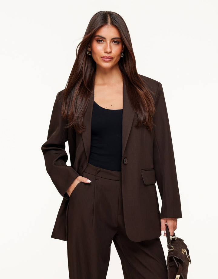 Donkerbruine Stevige Classic - Blazer