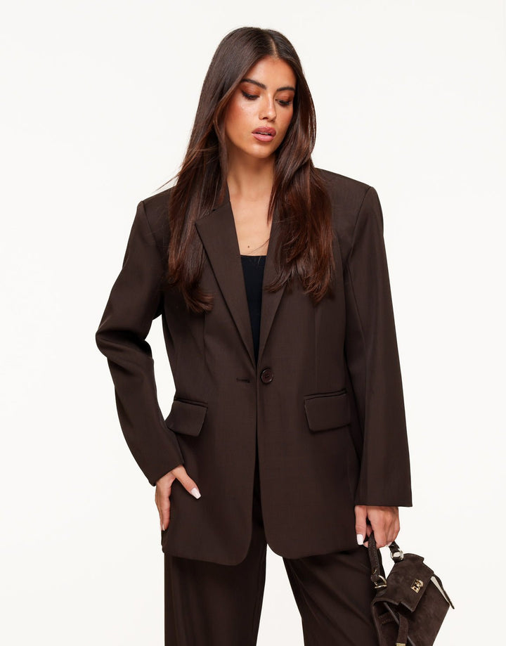 Donkerbruine Stevige Classic - Blazer