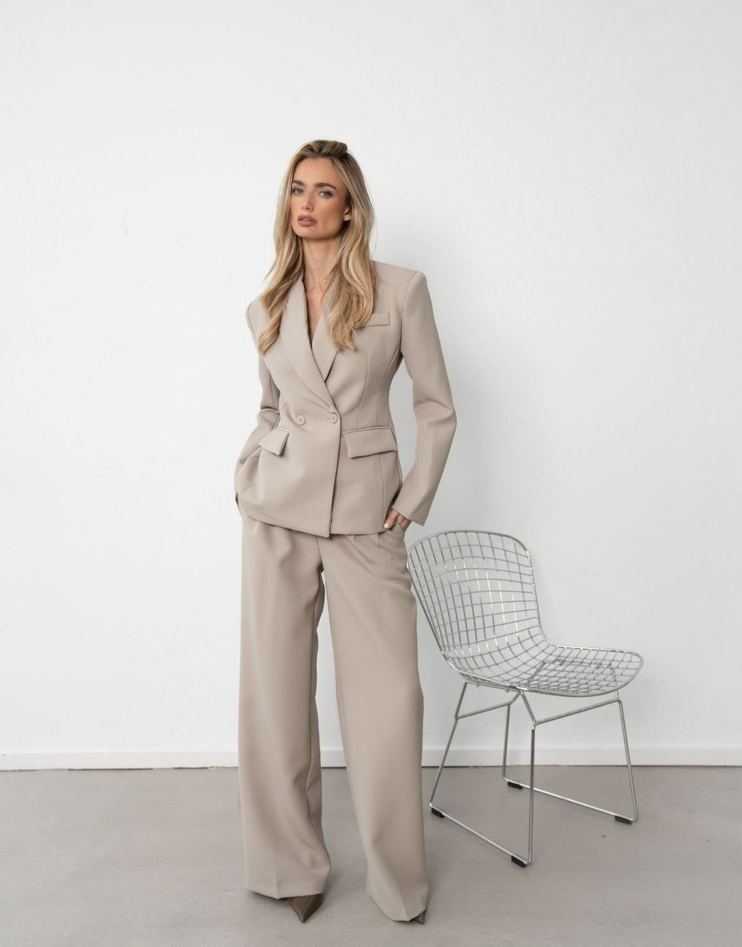 Taupe Premium Detail - Blazer
