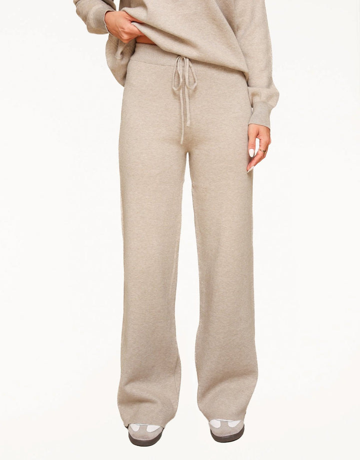 Taupe Studio Gebreide - Broek