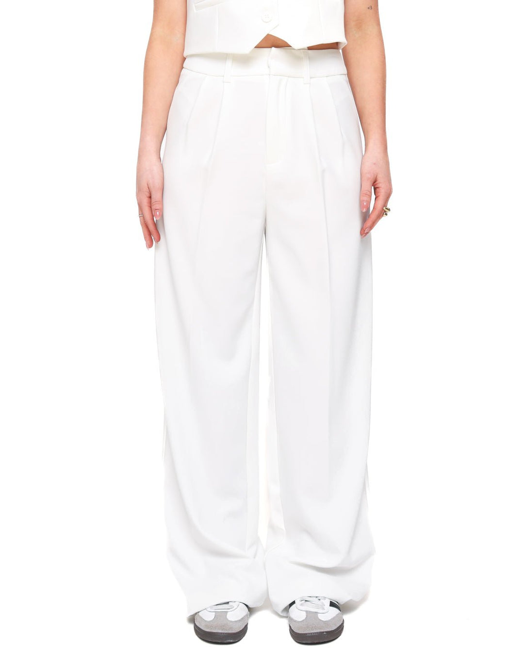 Witte STUDIO V-hals - Set