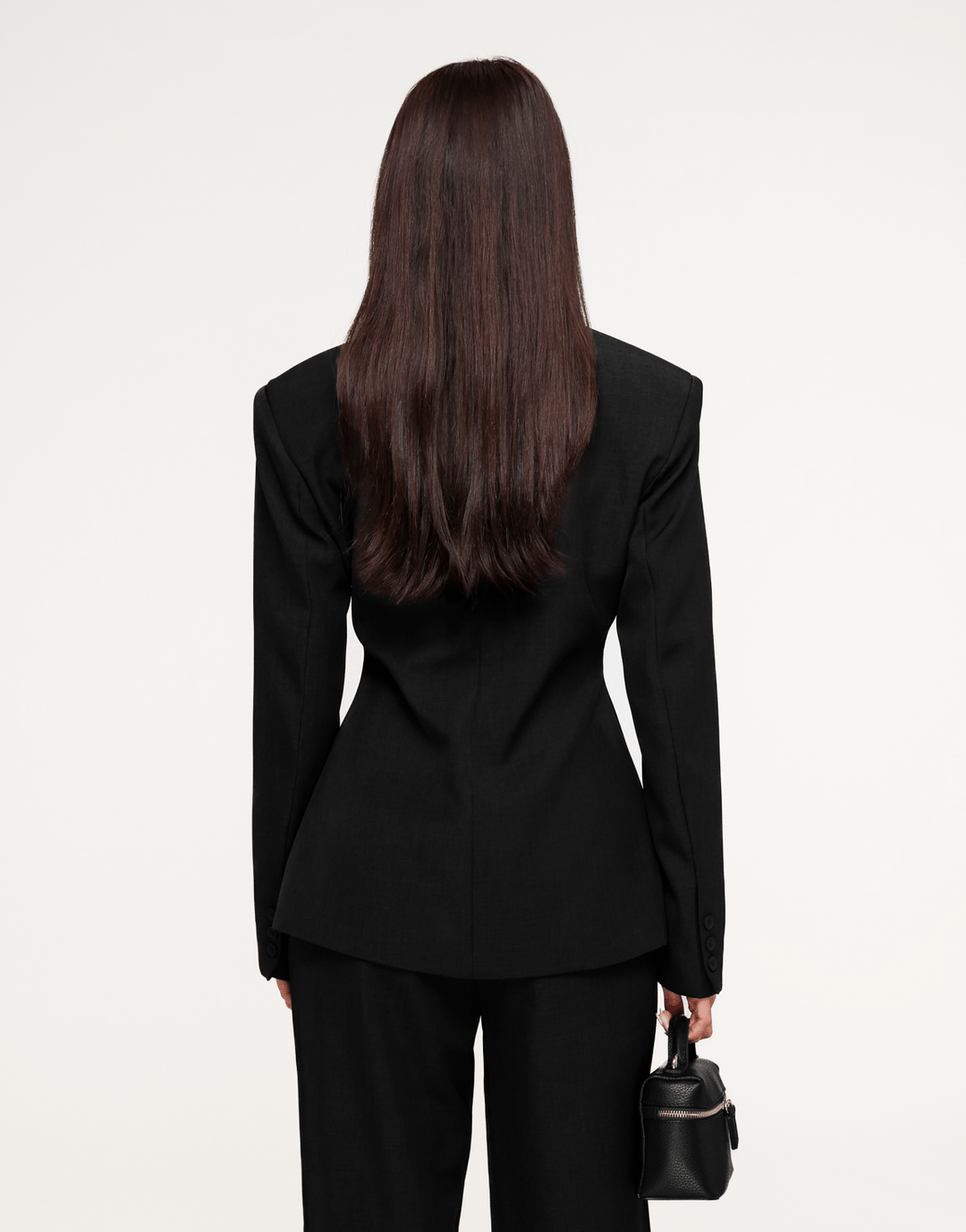 Zwarte Luxe Getailleerde - Blazer