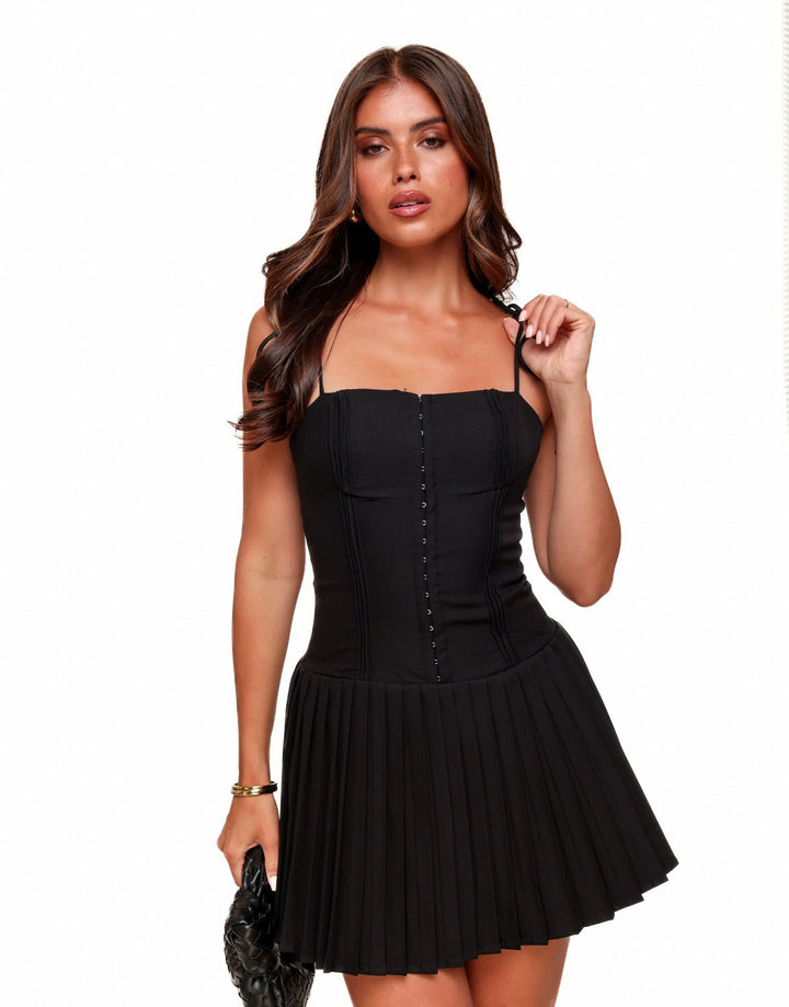 Zwarte Petite Corset - Jurk