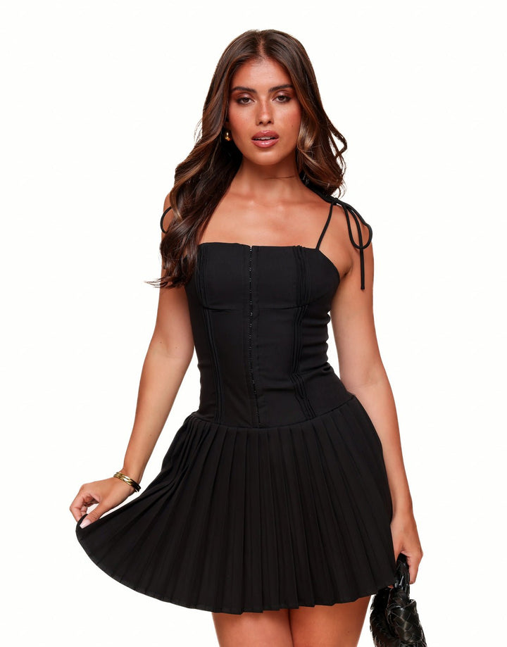 Zwarte Petite Corset - Jurk